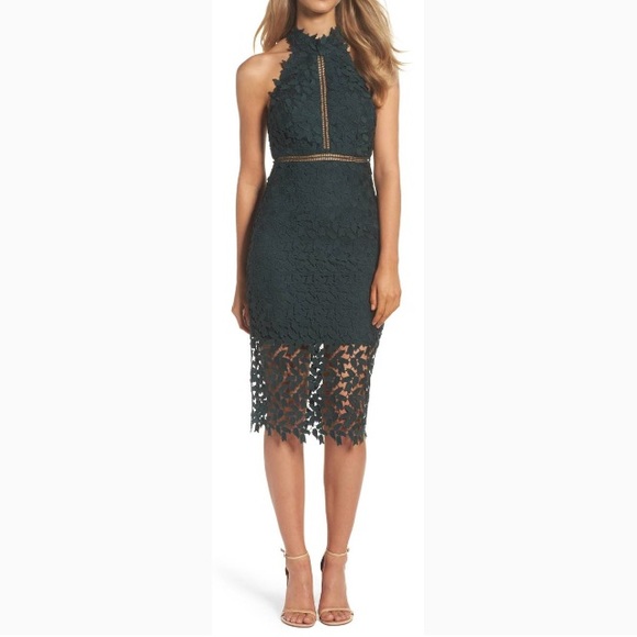 bardot gemma dress green
